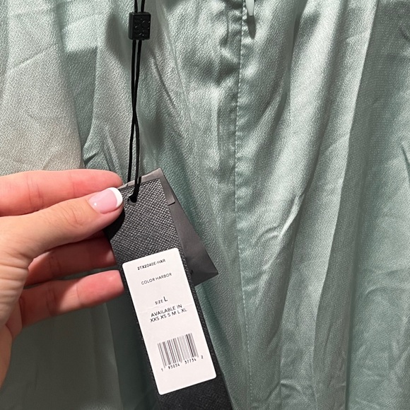 BCBG Fringe Tie Romper in Harbor - Picture 10 of 12